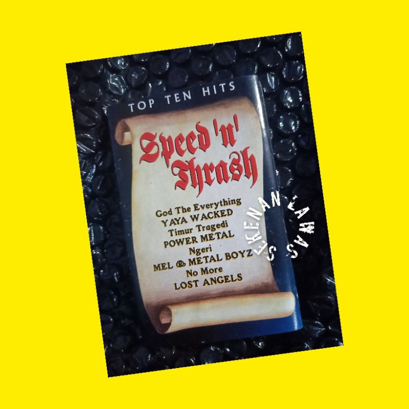 Kaset Speed N Thrash (Cover Dalam Ada Coretan) / Power Metal, Elpamas, Mel Shandy dkk