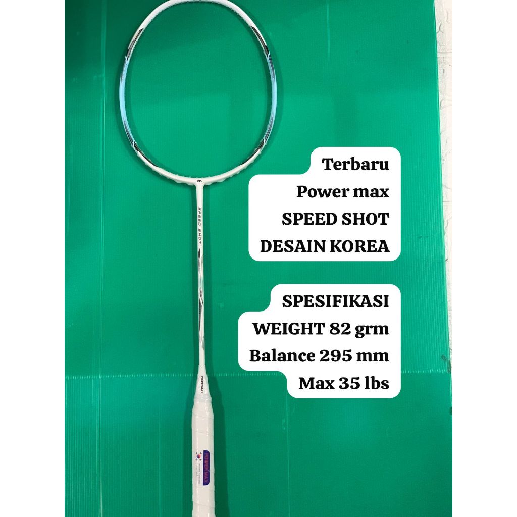 RAKET BADMINTON BULUTANGKIS POWER MAX POWERMAX SPEED SHOT TERBARU ORIGINAL