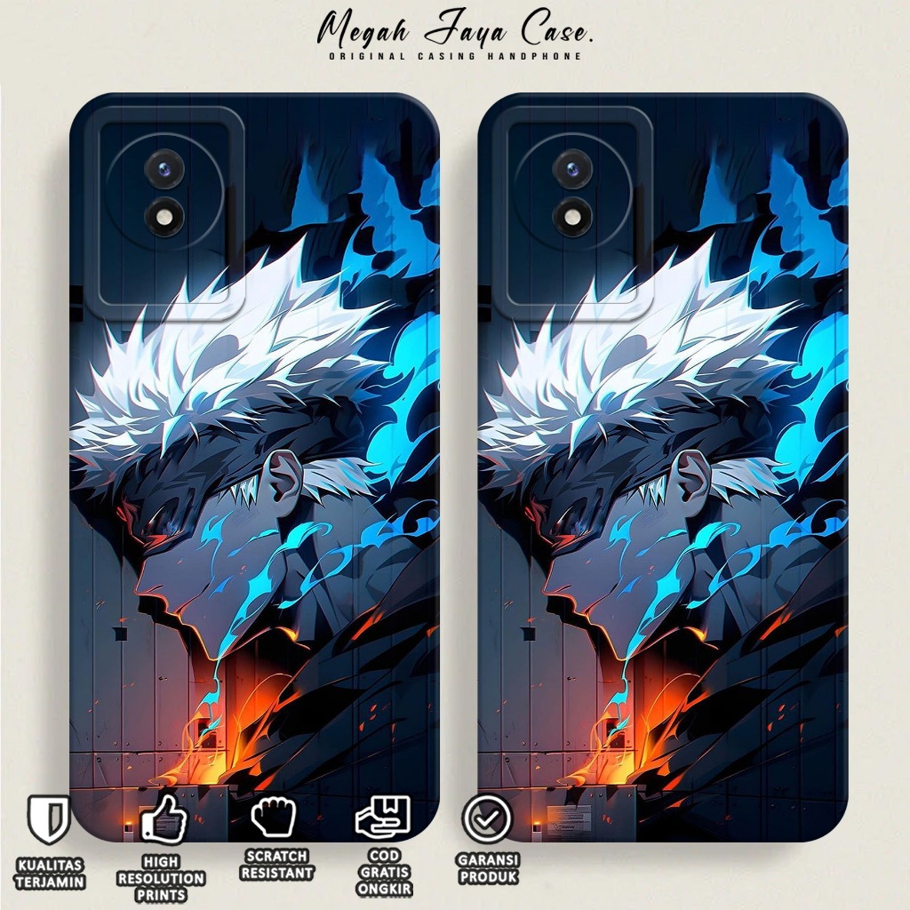 Softcase Hp VIVO Y02 / Y02A / Y02T - Case Hp VIVO Y02 / Y02T / Y02A Motif Gojo Satoru - Casing Hp VI