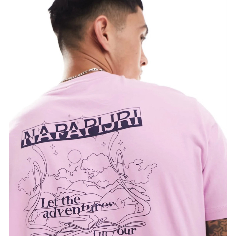 Napapijri Makani Tshirt In Pink