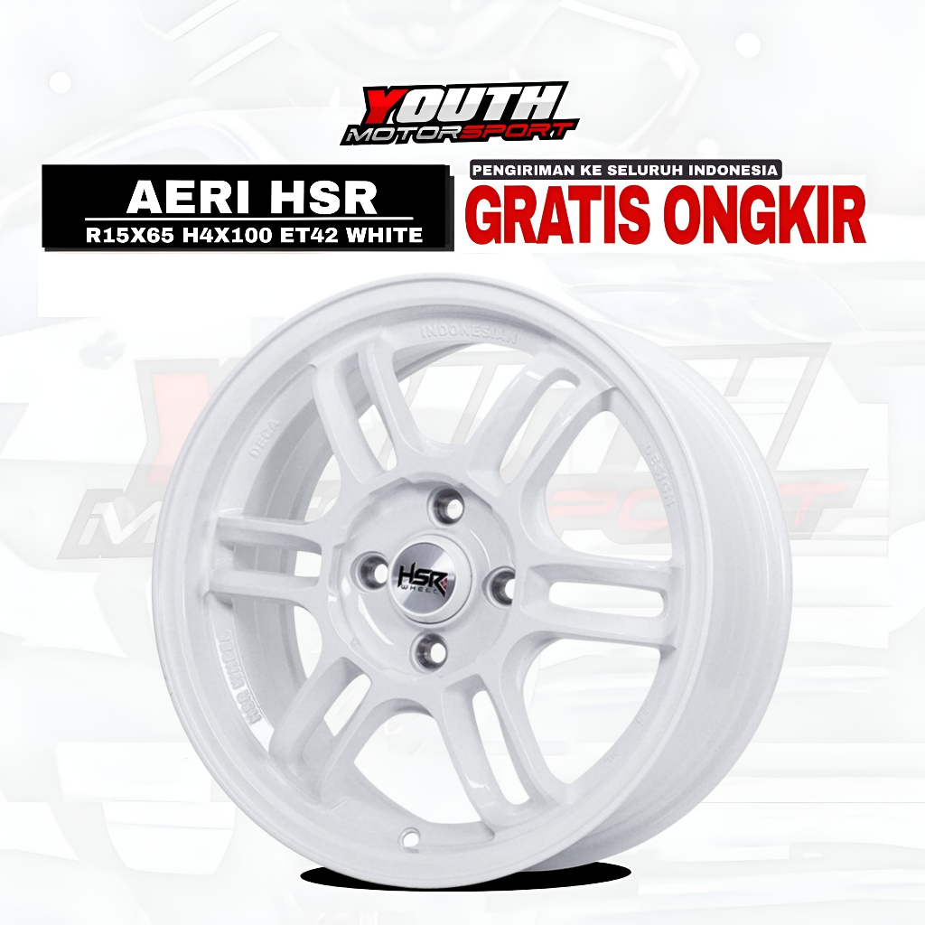VELG R15 MODEL RPF1 HSR AERI COCOK UNTUK BRIO,SIGRA,AGYA,CALYA DLL