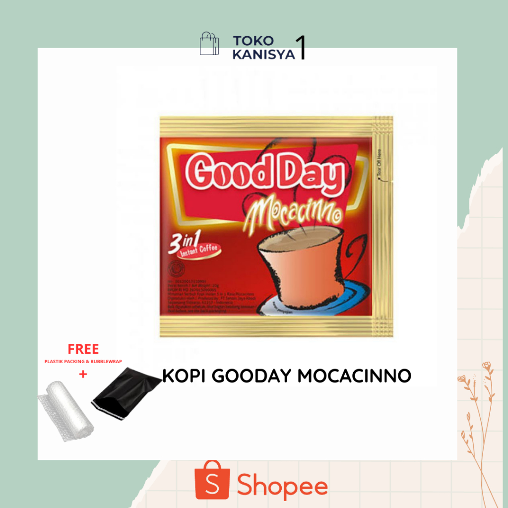 

Kopi Goodday Moccacino 20 g (10 pcs x 1renceng) tokokanisya1