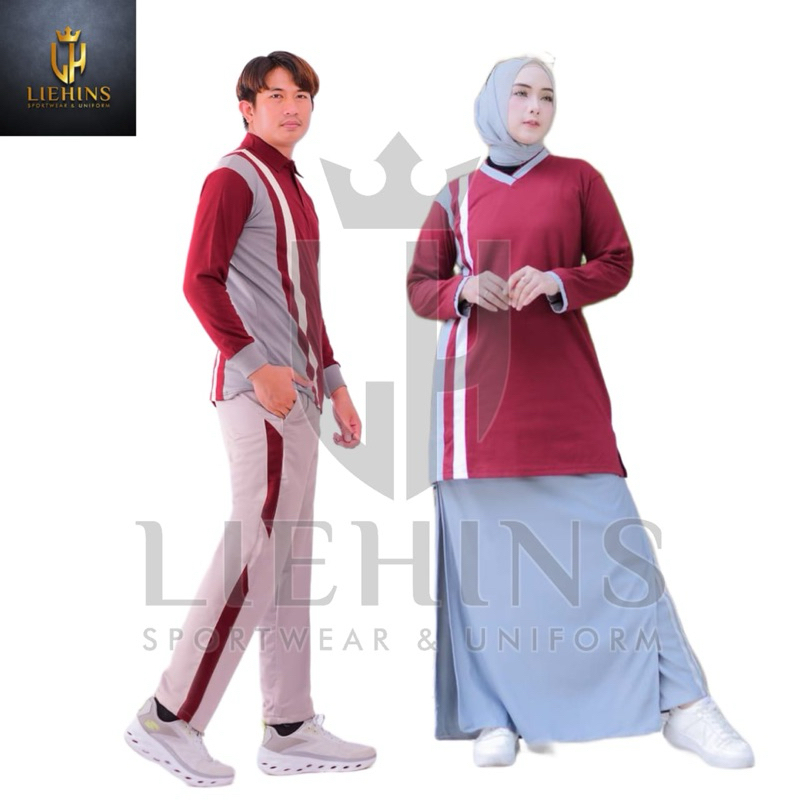 setelan olahraga ROCELA/ROK CELANA/setelan olahraga pria wanita couple/setelan olahraga tunik