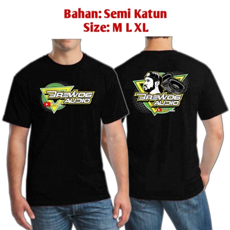 Baju Kaos Sound / Motif Brewog Audio
