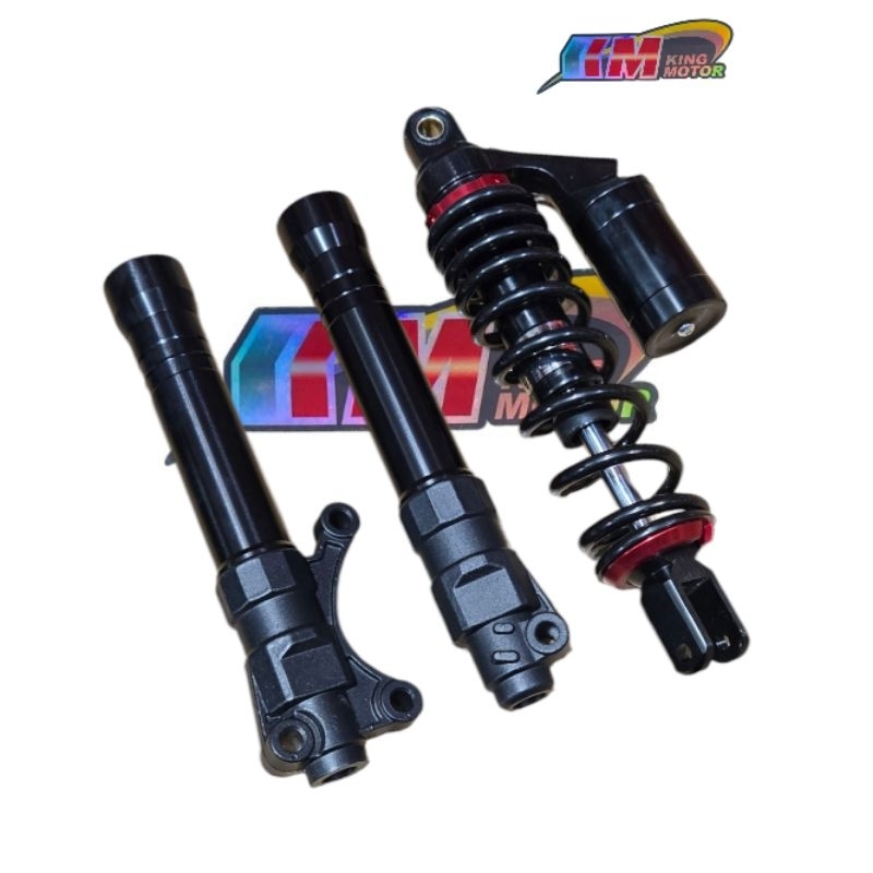 Paket Hemat Shockbreaker Depan + Belakang Untuk Motor Mio Smile Mio Soul Mio J Mio M3 Fino