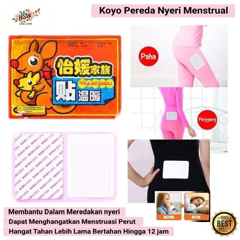 Koyo Tempel Penghangat Badan Koyo Warmer Heat Pack Pereda Nyeri Hand Warmer Body Warmer Stiker Pengh