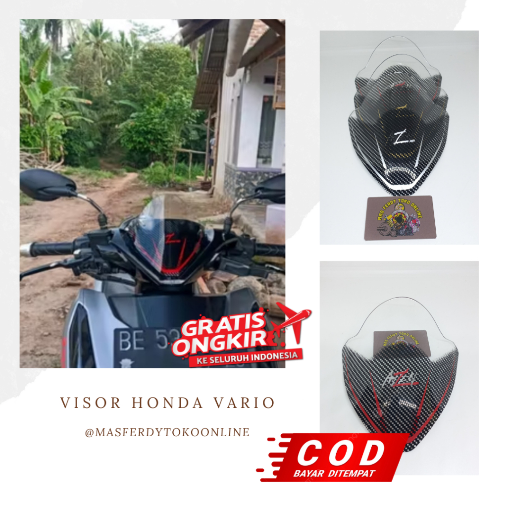 Visor vario visor vario new 160  visor vario 160 free double tape