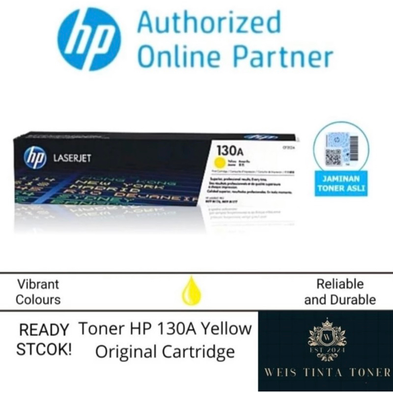Toner HP 130A / Tinta Printer HP LaserJet 130 A Yellow