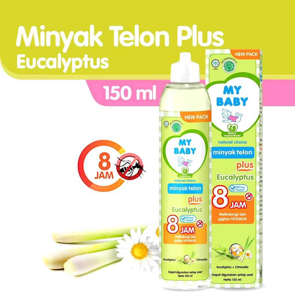 milon minyak telon bayi baby harum ecalypus premium big size besar