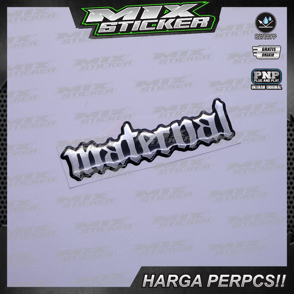 Emblem logo maternal / emblem timbul maternal / sticker maternal / stiker logo maternal / emblem 3d 