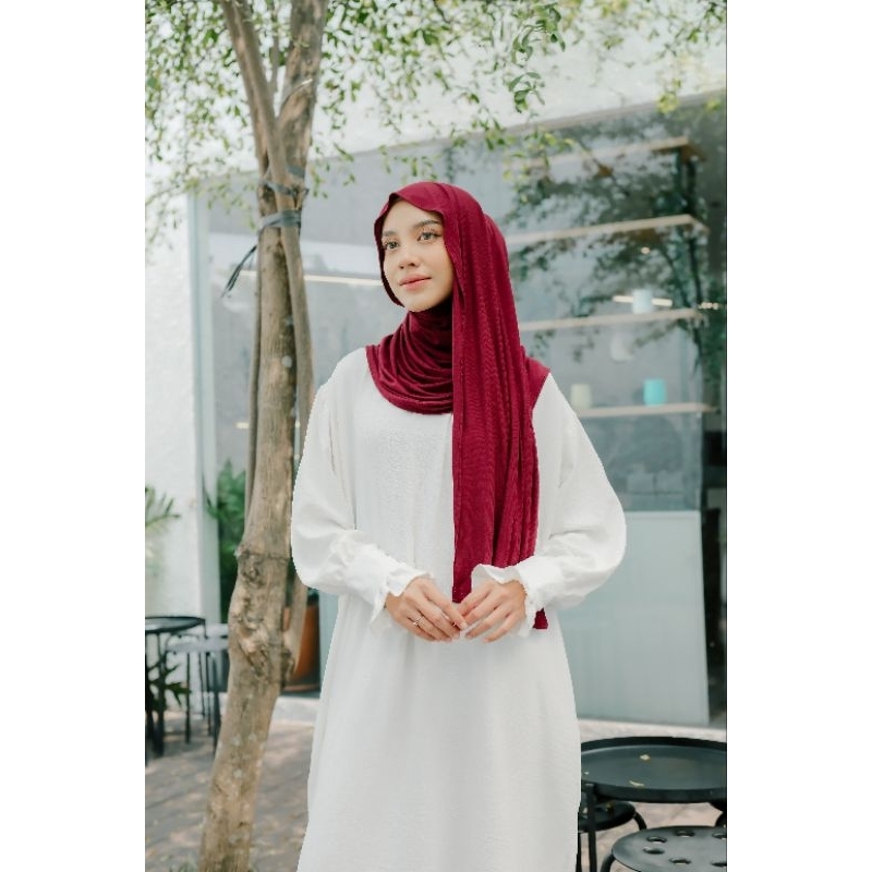 Pashmina Kaos Rayon Premium 160x55 cm hijab pashmina kaos