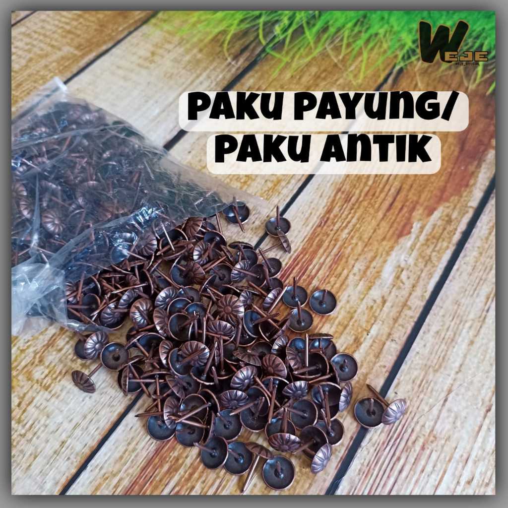 PAKU ANTIK ISI 100PCS/PAKU PAYUNG SOFA/PAKU PAYUNG KURSI/JOK/PAKU PAYUNG HIAS JOK&SOFA