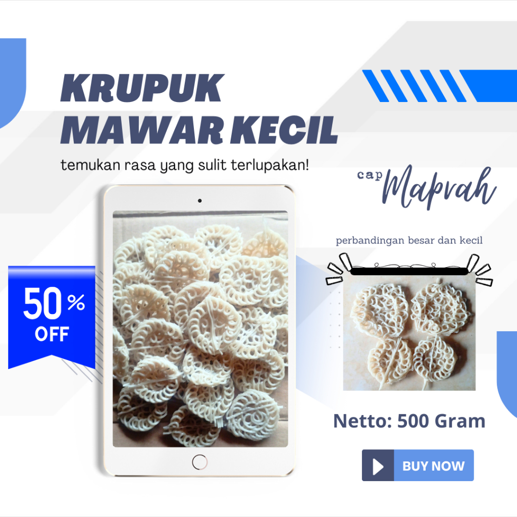 

[500 Gram] Kerupuk Seblak Sambal Krupuk Keriting Kecil Mentah Krupuk Seblak Rafael Mawar Putih Rasa Bawang Enak Gurih Renyah Asli Kediri Tanpa Pengawet