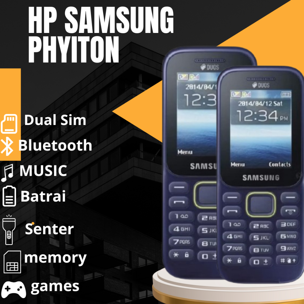 Samsung B310 HP SAMSUNG Phyton B310E Dual Sim COD  B310e NEW  PHYTON  MUSIC HP SAMSUNG B310E - Putih