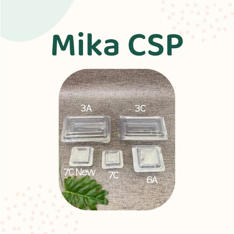 Mika Plastik Makanan CSP [ISI 100pcs]
