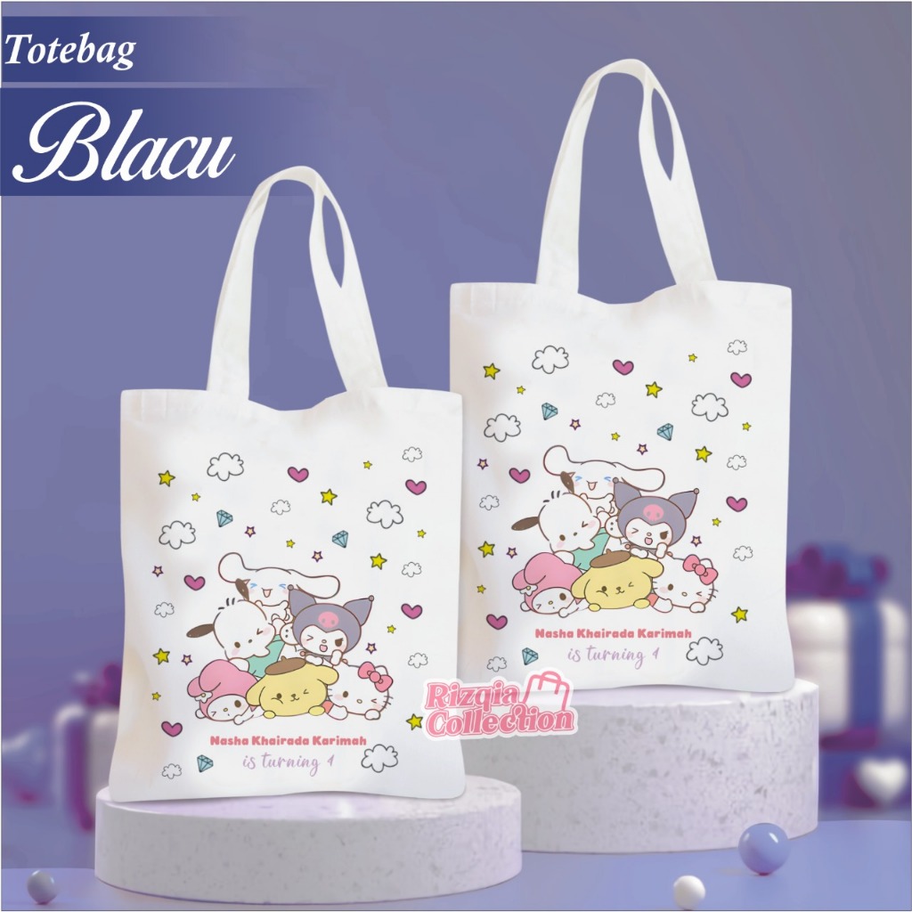 

TOTEBAG ARA/ SEDANG/TAS ULANG TAHUN BLACU