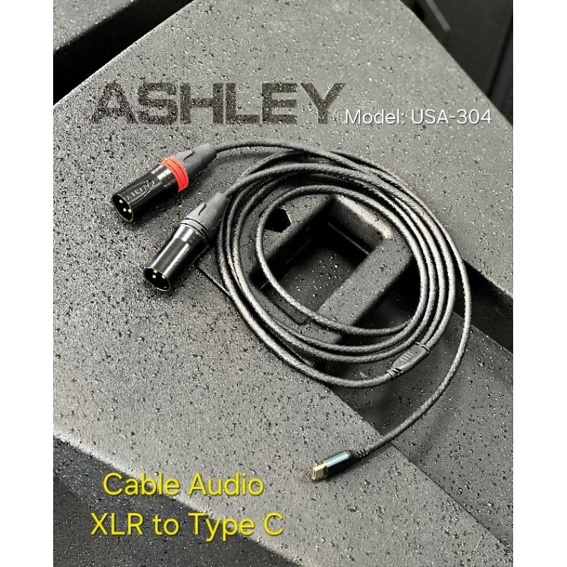 KABEL ASHLEY USA 304 XLR TO Usb C / KABEL ASHLEY XLR TO USB C