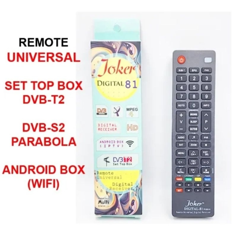 JOKER SULTAN Remot Universal Digital Receiver Multi RM99