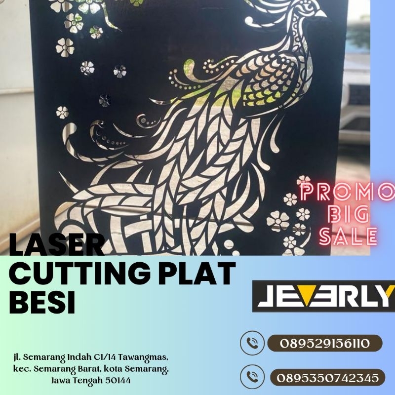 Laser Cutting Plat Besi