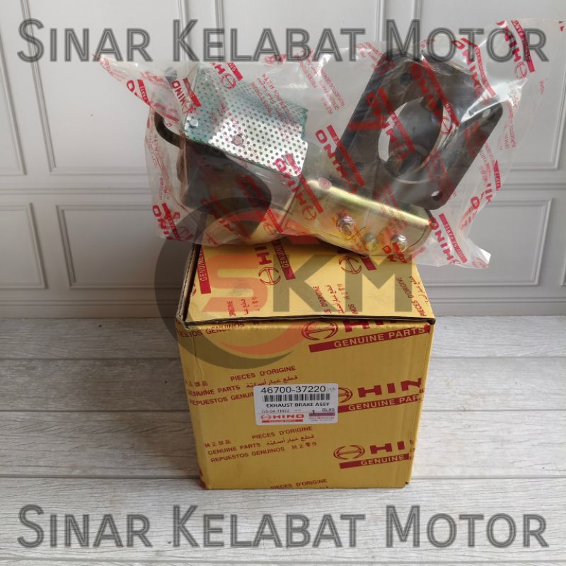 LIDAH KNALPOT EXHAUST BRAKE HINO DUTRO DYNA 46700-37220 ORI