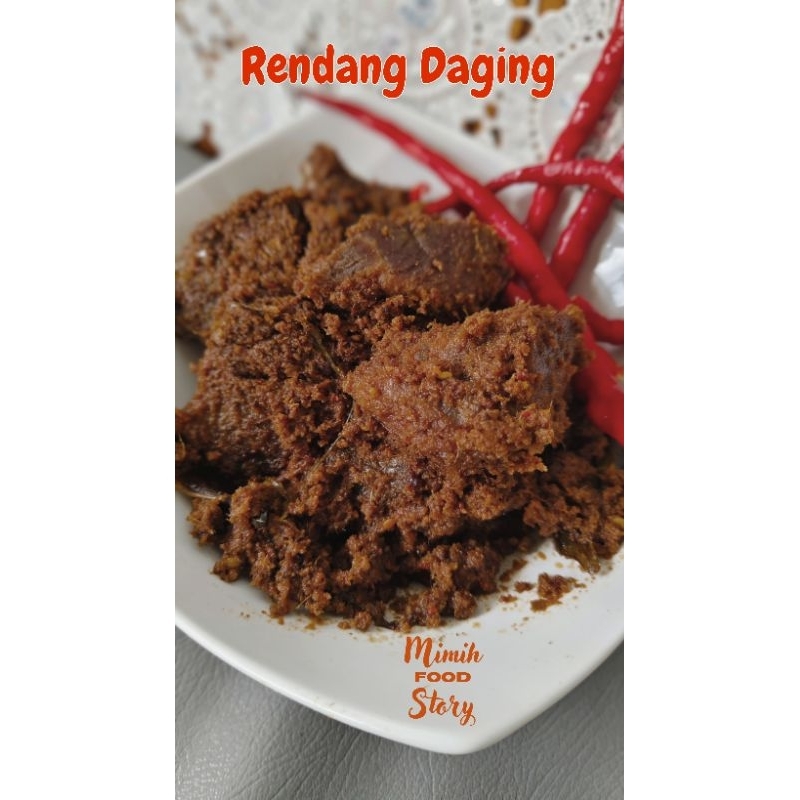 

Rendang Daging khas Minang/rendang padang/masakan Padang