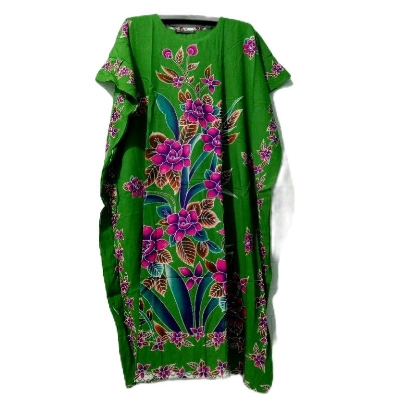 DASTER KALONG JUMBO LD 140 CM KENCANA UNGU LABEL HIJAU MOTIF TERBARU /DASTER KENCANA UNGU