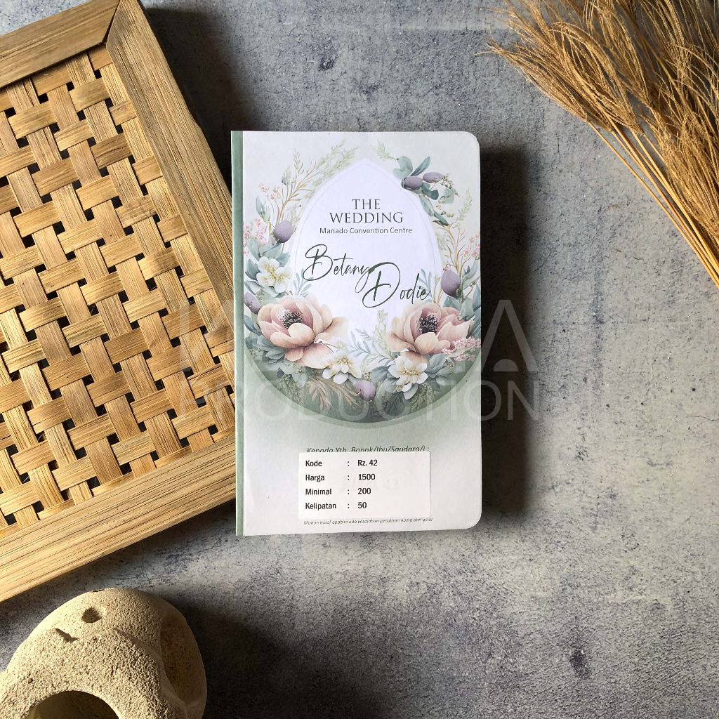 

Undangan Nikah Rz 42 Murah Simpel Modern