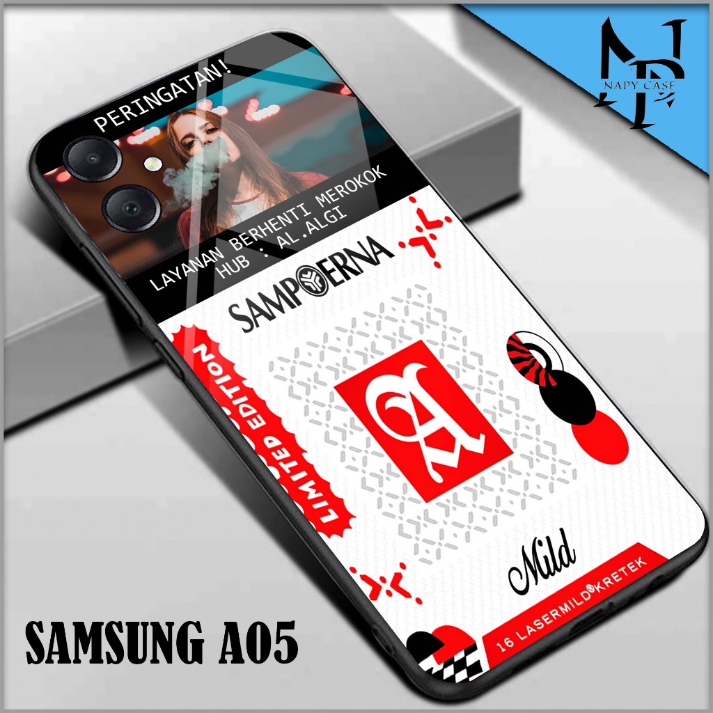 NAPY CASE Case SAMSUNG A05 - Krtun mix ROKOK Fashion Case Murah Hardcase case sofcase Pelindung Bela