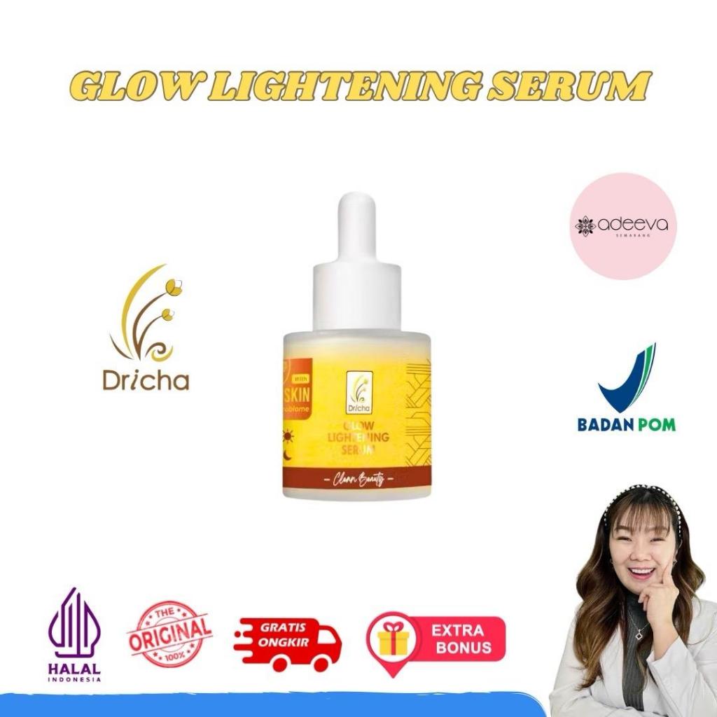 DRICHA SKINCARE - Glow lightening Serum Dricha By Dr Ika mencerahkan kulit wajah kering normal