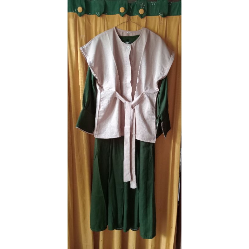 Preloved Ayumi Dress By Jilbrave Gamis Polos Feminim Best Seller Murah Berkualitas Stylish Dress Out