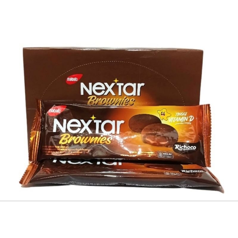 

nabati nextar brownies richocoo 1box isi 10pc x 27gram..