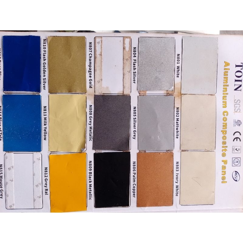 ACP aluminium composite panel 3mm TOIN WARNA