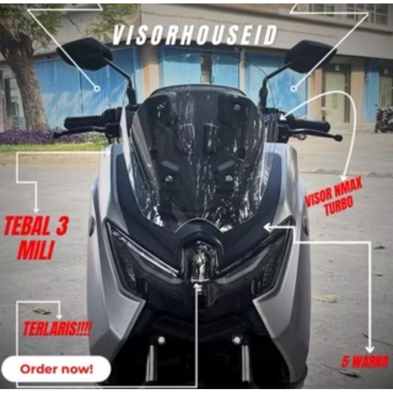 Visor Nmax Turbo Ceper - Visor Nmax Neo - Visor Nmax Neo S - Windshield Nmax Turbo