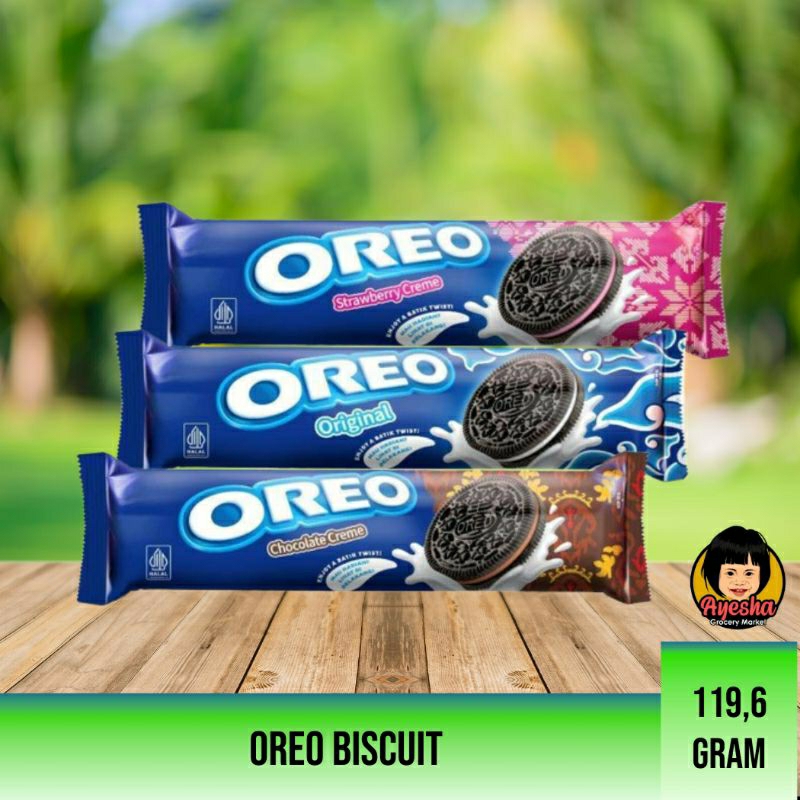 

Oreo Biskuit 119,6 gram - 3 Varian Rasa