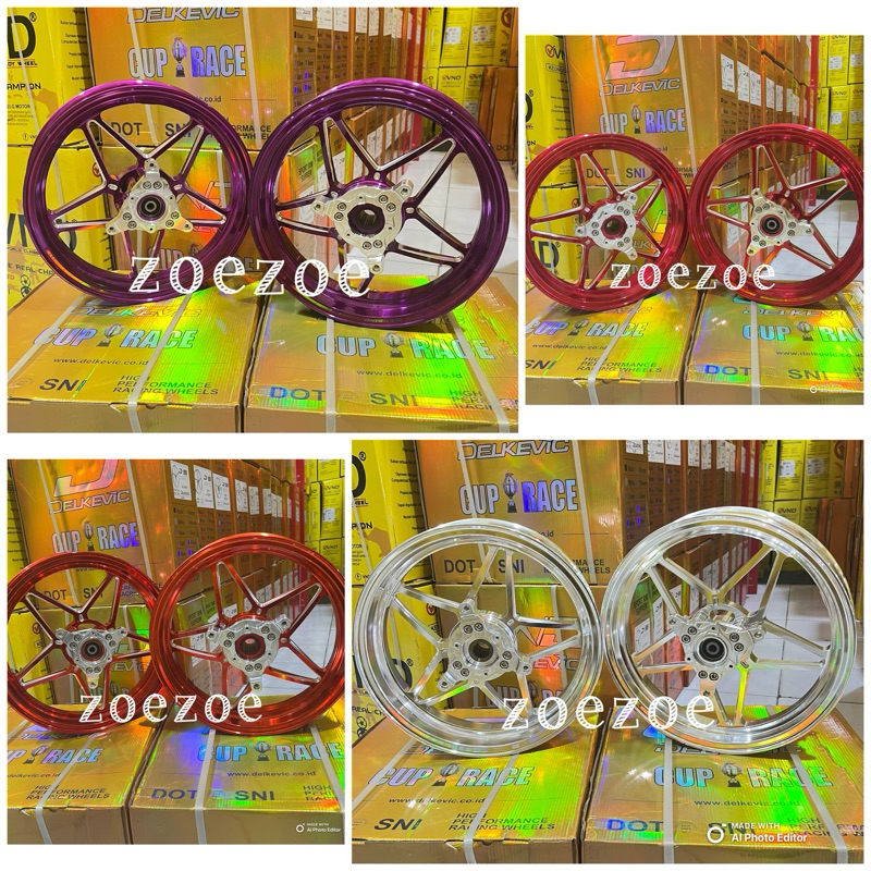 VELG DELKEVIC NMAX NEW NMAX TURBO NEO VELG PELEK NMAX LAMA (2016-2019)MODEL X1 RING 13 RING 14