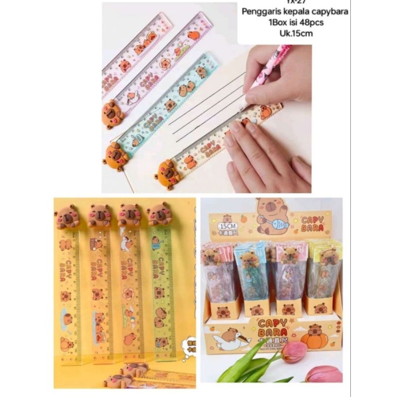 

1 BOX PENGGARIS CAPY BARA 3D ISI 48