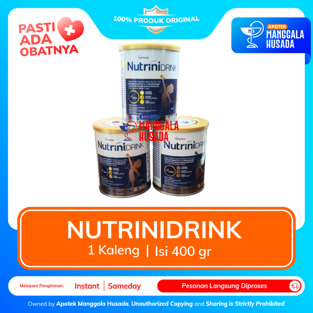 NUTRICIA NUTRINIDRINK @ 400 GR