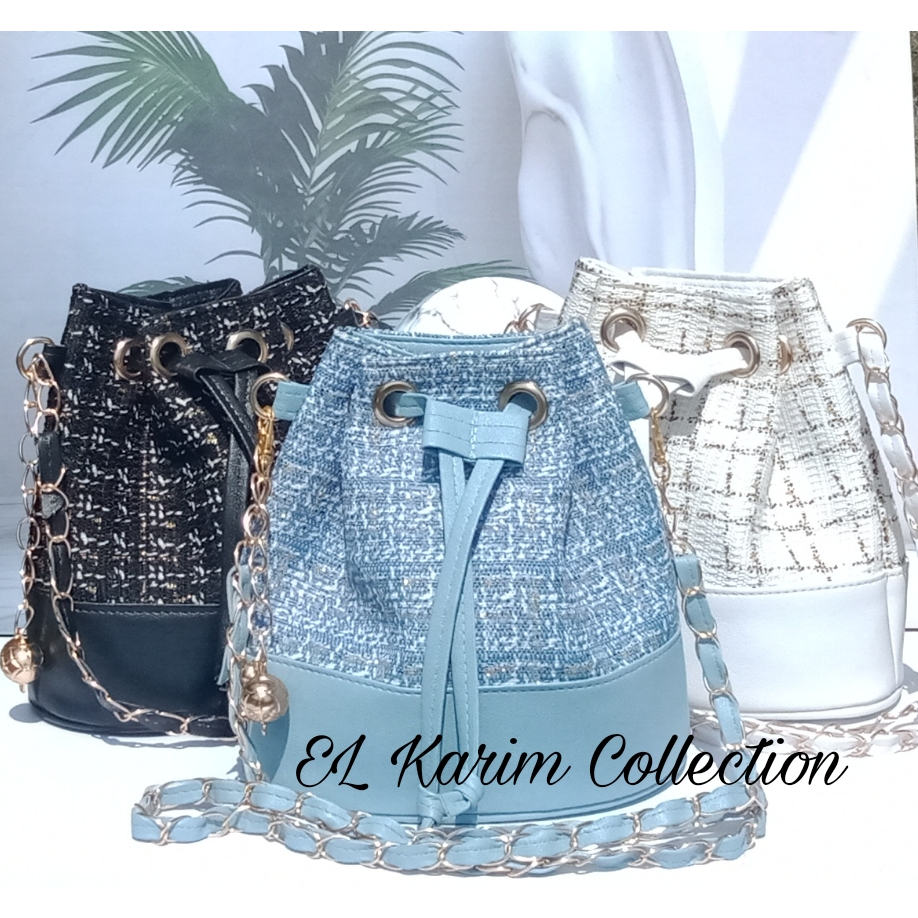 EL Karim Collection-Tas Selempang wanita Serut Clara | Tas Serut Clara | Tas Wanita kekinian | Tas S