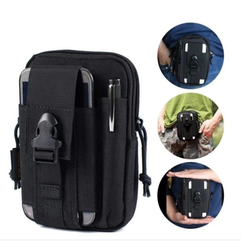 Tas Pinggang Pria / Tas Pria Import / Tas Pinggang Pria Polos / Waistbag Pria Polos / Tas Hp Dompet 