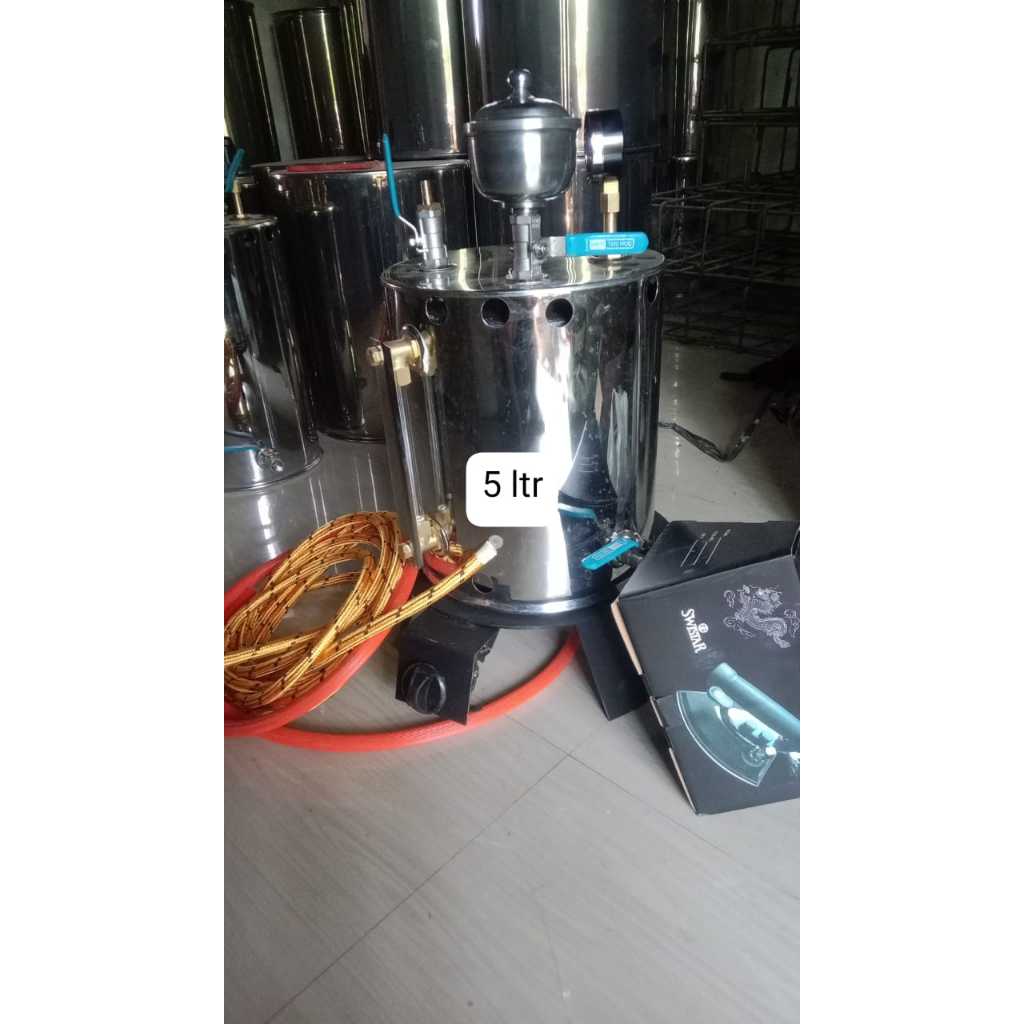 SETRIKA UAP BOILER KAPASITAS 5 LITER || NAGA BOILER