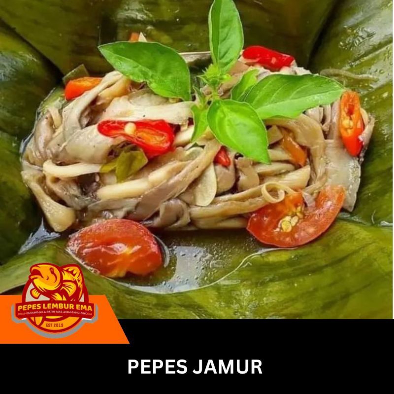 

pepes jamur tiram dapoer lembur ema