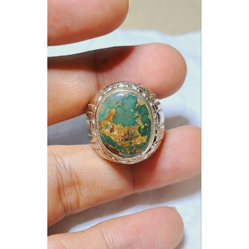 batu pirus persia serat emas NO.13