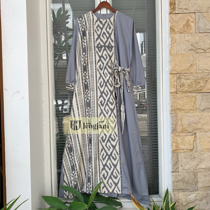 Gamis Tenun Troso Lurik Couple Keluarga Asli Jepara