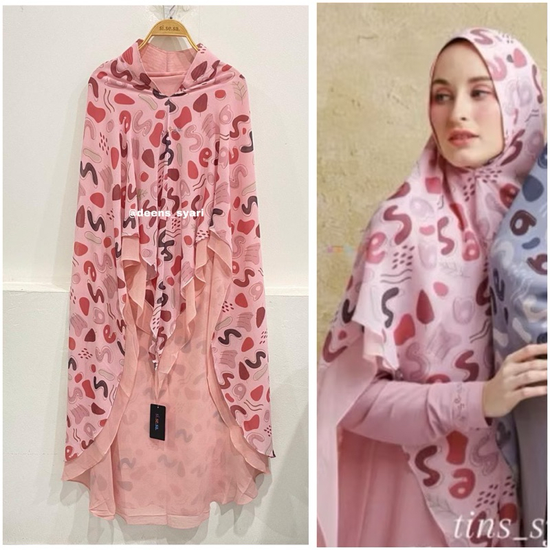 sisesa khimar pink berkha