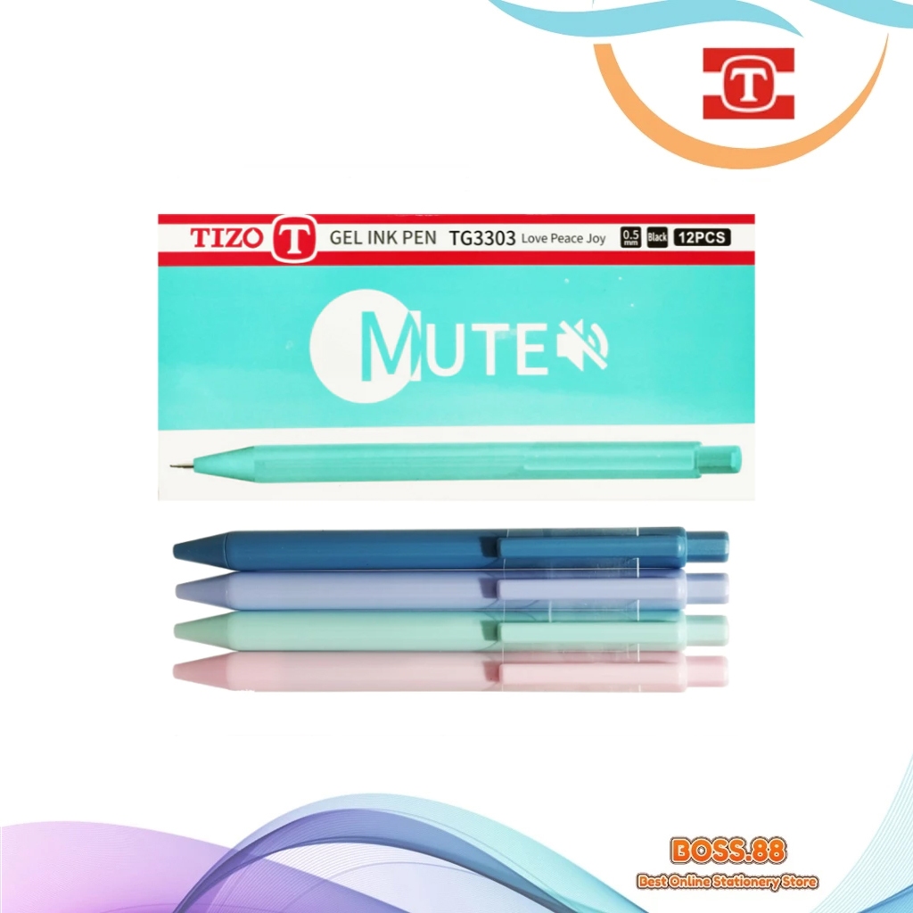 

GEL PEN / PULPEN GEL TIZO TG-3303 (12 PCS)