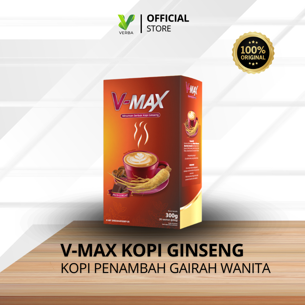 

Verba - Kopi V-MAX Kopi Penambah Gairha Wanita Tahan Lama Semalaman 1 Box 10 Sachet