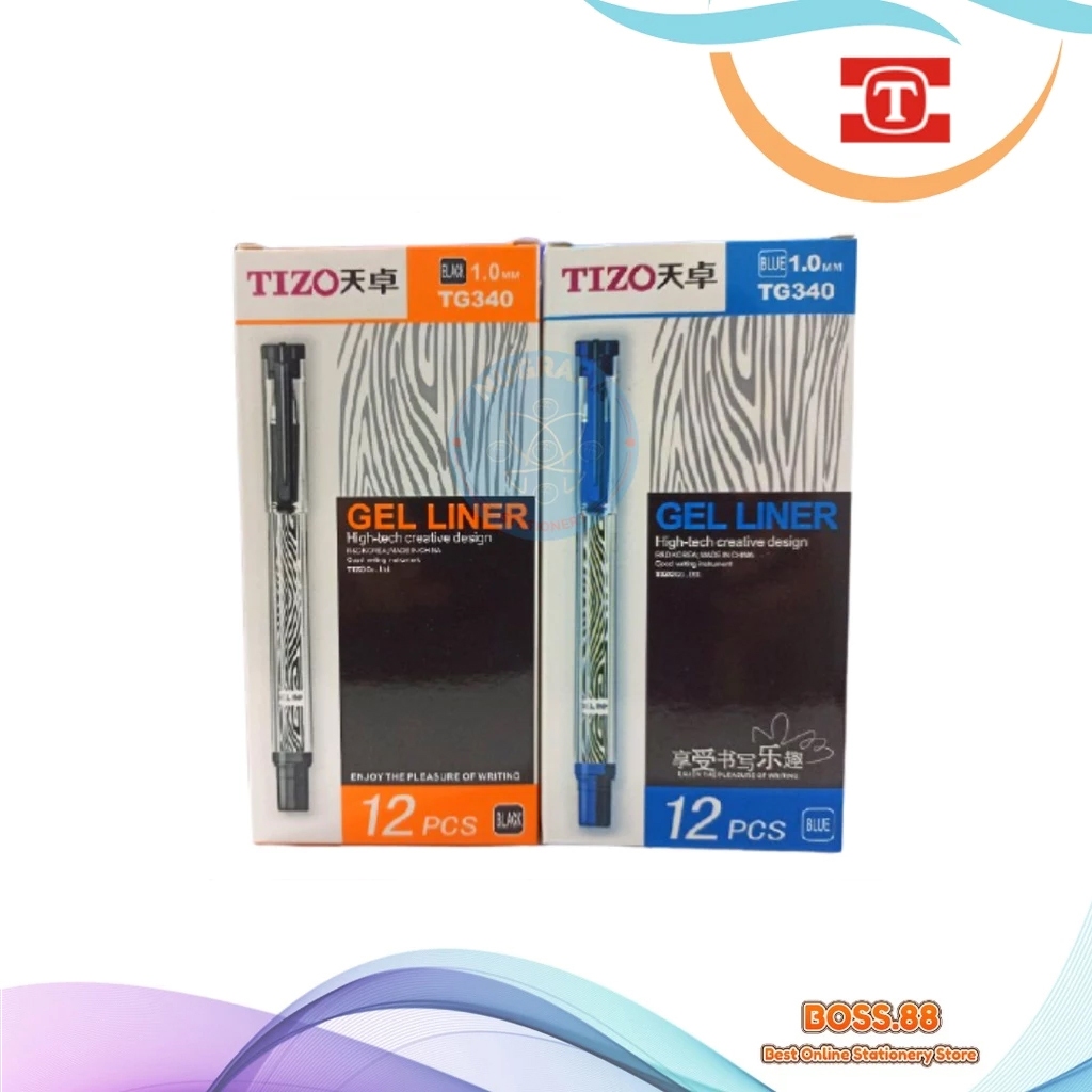 

GEL PEN / PULPEN GEL TIZO TG-340 (12 PCS)