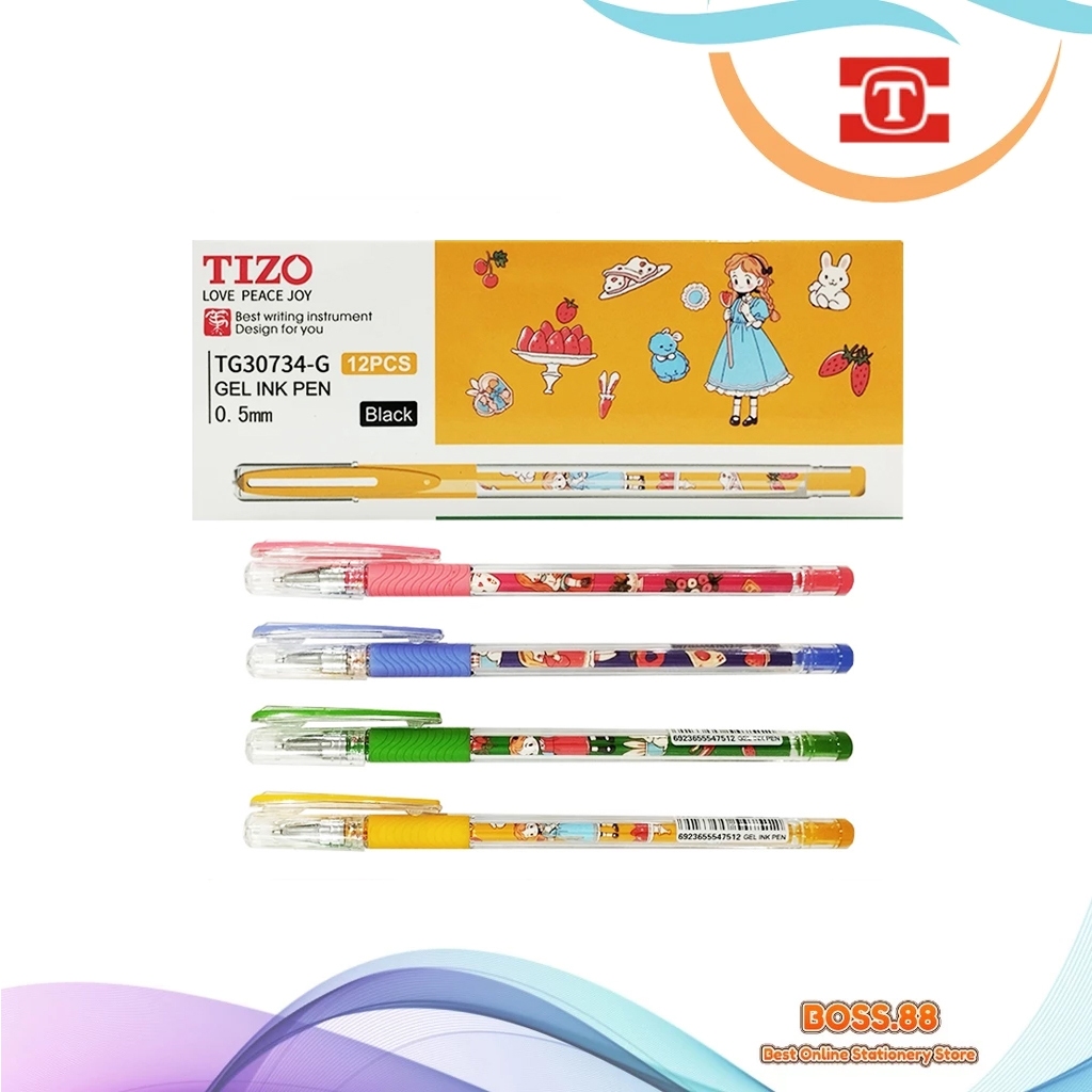 

GEL PEN TIZO TG-30734 (12 PCS)