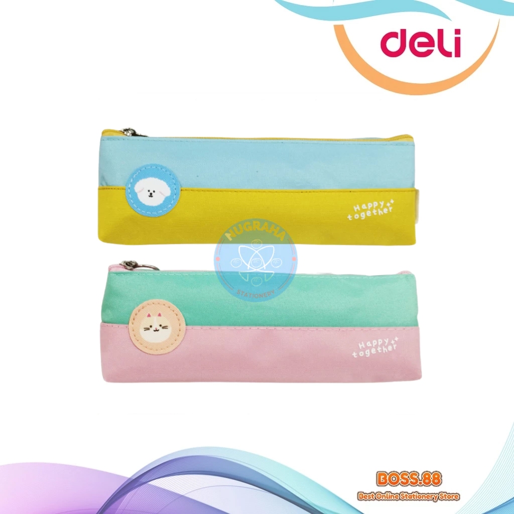 

PENCIL CASE / TEMPAT PENSIL RIT DELI H-908 (1 PCS)