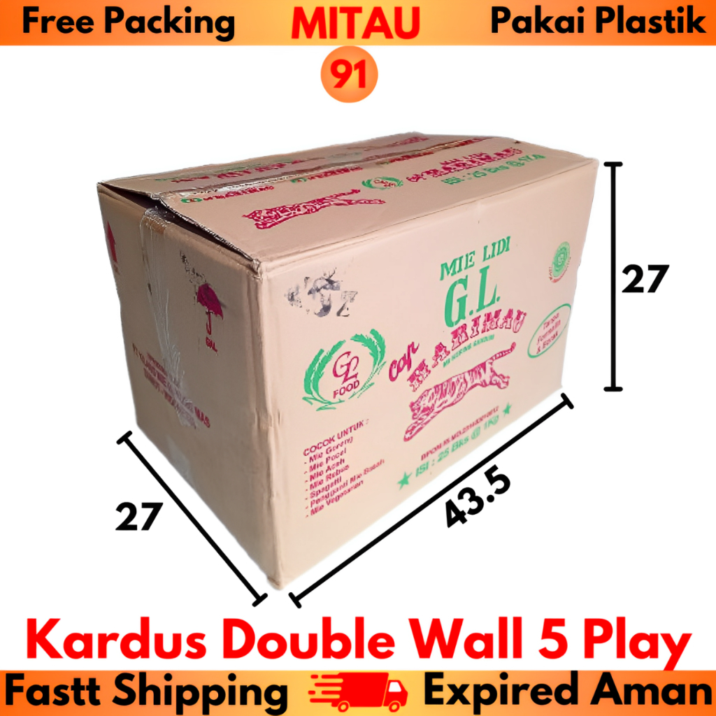 

Kardus Bekas Tebal Double Wall 5 Ply Beli 10 Lebih Murah
